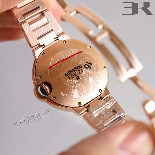 卡地亞女士手錶 Cartier經典款3K廠藍氣球 BallonBleuDe系列腕表  gjs2157